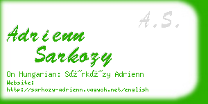 adrienn sarkozy business card